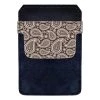 BarProducts.com DekoPokit™ Leather Bottle Opener Pocket Protector W/ Designer Flap - Brown Paisley