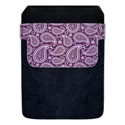 BarProducts.com DekoPokit™ Leather Bottle Opener Pocket Protector W/ Designer Flap - Purple Paisley Bottle Opener Accessories