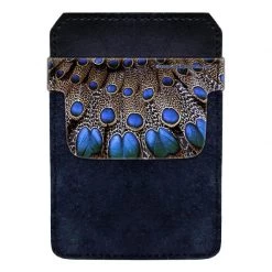 BarProducts.com DekoPokit™ Leather Bottle Opener Pocket Protector W/ Designer Flap - Peacock Bottle Opener Accessories