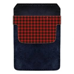 BarProducts.com DekoPokit™ Leather Bottle Opener Pocket Protector W/ Designer Flap - Red Plaid