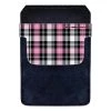 BarProducts.com DekoPokit™ Leather Bottle Opener Pocket Protector W/ Designer Flap - Pink And Black Plaid