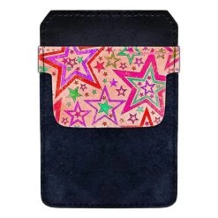BarProducts.com DekoPokit™ Leather Bottle Opener Pocket Protector W/ Designer Flap - Pink Stars Bottle Opener Accessories