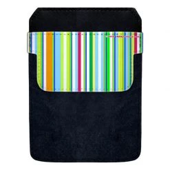 BarProducts.com DekoPokit™ Leather Bottle Opener Pocket Protector W/ Designer Flap - Rainbow Stripes Bottle Opener Accessories