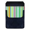 BarProducts.com DekoPokit™ Leather Bottle Opener Pocket Protector W/ Designer Flap - Rainbow Stripes Bottle Opener Accessories