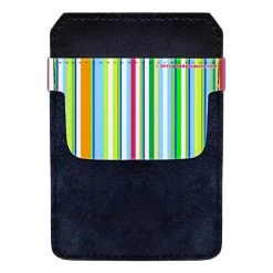 BarProducts.com DekoPokit™ Leather Bottle Opener Pocket Protector W/ Designer Flap - Rainbow Stripes Bottle Opener Accessories