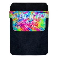 BarProducts.com DekoPokit™ Leather Bottle Opener Pocket Protector W/ Designer Flap - Painted Tie Dye