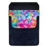 BarProducts.com DekoPokit™ Leather Bottle Opener Pocket Protector W/ Designer Flap - Painted Tie Dye