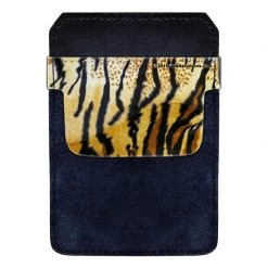 BarProducts.com DekoPokit™ Leather Bottle Opener Pocket Protector W/ Designer Flap - Tiger Print