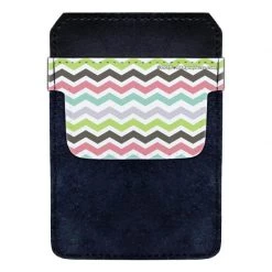 BarProducts.com DekoPokit™ Leather Bottle Opener Pocket Protector W/ Designer Flap - Pastel Zig Zag Bottle Opener Accessories