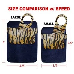 BarProducts.com DekoPokit™ Leather Bottle Opener Pocket Protector W/ Designer Flap - Pink Zebra Print Bottle Opener Accessories