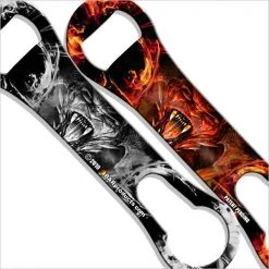 BarProducts.com V-Rod® Bottle Opener / Pour Spout Remover - Demon Bartending Bottle Openers