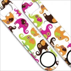 BarProducts.com Speed Bottle Opener / Bar Key - Designer Elephant