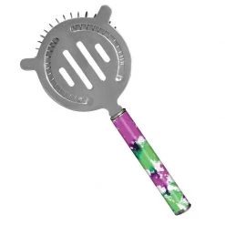 BarProducts.com Designer Cocktail Strainer - Pipe Handle - Tie Dye
