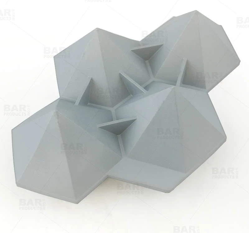 diamond-ice-cube-tray-bpc-1.jpg BarProducts.com Giant Diamond Silicone Ice Mold Tray
