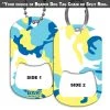 BarProducts.com Dog Tag Bottle Opener - Blue / Yellow Camo HOME BAR & GIFTS