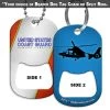 BarProducts.com Dog Tag Bottle Opener - Military Line - Coast Guard