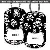 BarProducts.com Dog Tag Bottle Opener - Cute Skulls - Black And White