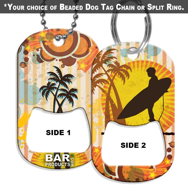 dog-tag-opener-vector-surfer.jpg BarProducts.com HOME BAR & GIFTS Dog Tag Bottle Opener - Vector Surfer