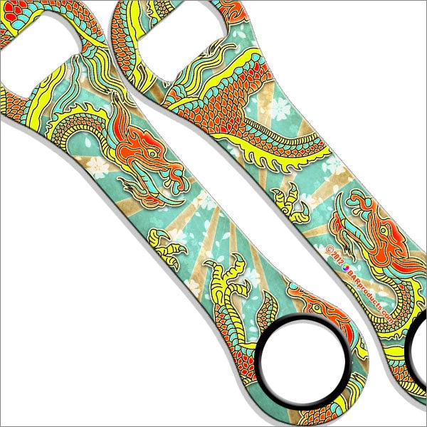 dogbone-opener-lable-chinese-dragon.jpg BarProducts.com Dog Bone Openers Dog Bone Bottle Opener / Bar Key - Chinese Dragon