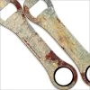 BarProducts.com Dog Bone Bottle Opener / Bar Key - Rust