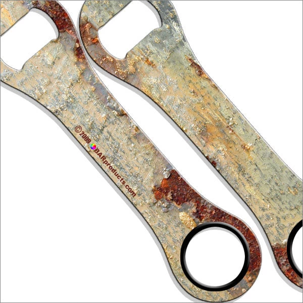dogbone-opener-lable-rust.jpg BarProducts.com Dog Bone Bottle Opener / Bar Key - Rust