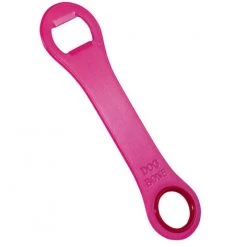 BarProducts.com BAR TOOLS Dog Bone Bottle Opener / Bar Key - Neon Pink