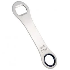 BarProducts.com BAR TOOLS Dog Bone Bottle Opener / Bar Key - White