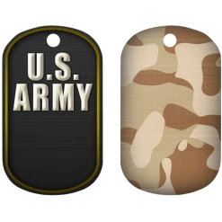 BarProducts.com Kolorcoat™ Dog Tag - Army
