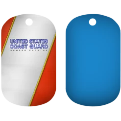 BarProducts.com Kolorcoat™ Dog Tag - Coast Guard Custom Novelties