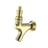 BarProducts.com Domestic Faucet - Polished Brass, Brass Lever