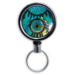 BarProducts.com Bartending Bottle Openers Kolorcoat™ Mini Opener With Retractable Reel - Painted Dreamcatcher