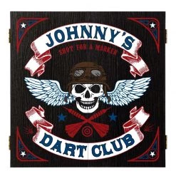 BarProducts.com Customizable Skull Biker Dartboard Cabinet HOME BAR & GIFTS