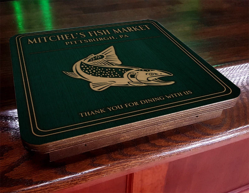 drunkbunk-ayn-fish-800.jpg BarProducts.com Drunk Bunk™ - Bar Top Dining Platform - CUSTOMIZABLE - Seafood Design