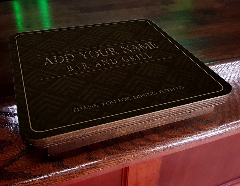 drunkbunk-ayn-pattern-800.jpg BarProducts.com KITCHEN, DINING & SERVICE Drunk Bunk™ - Bar Top Dining Platform - CUSTOMIZABLE - Elegant Pattern Design