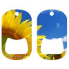 BarProducts.com Kolorcoat™ Dog Tag Opener - Sunflowers