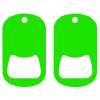 BarProducts.com Kolorcoat™ Dog Tag Opener - Green PRODUCT DESIGNER 1 BarProducts.com Kolorcoat™ Dog Tag Opener - Green PRODUCT DESIGNER