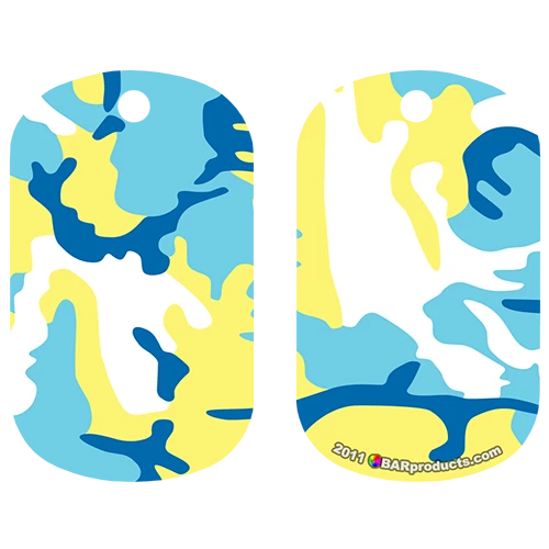 dt-_0000s_0014_yellow-_-blue-camo_1.png BarProducts.com Kolorcoat™ Dog Tag - Yellow And Blue Camo