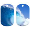 BarProducts.com Kolorcoat™ Dog Tag - Wave Custom Novelties