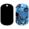 BarProducts.com Kolorcoat™ Dog Tag - Vector Flowers Custom Novelties