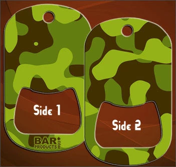 dt-opener-camo-grn.jpg BarProducts.com Dog Tag Bottle Opener - Green Camo
