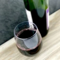 BarProducts.com BAR SUPPLIES BarConic® Stemless Wine Glass -PET Clear Plastic - 15 Oz