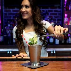 BarProducts.com BAR SUPPLIES BarConic® Stainless Steel Beaded Mint Julep - 12oz