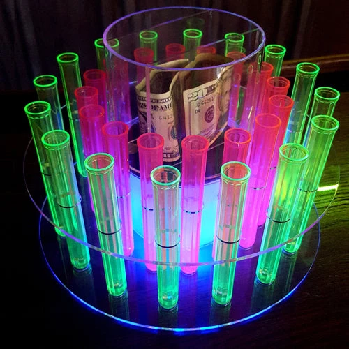 electric-test-tubes-tray-3.jpg BarProducts.com Test Tube Shooter Tray With LED Light And Remote – 32 Hole