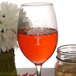 BarProducts.com BAR SUPPLIES Engraved BarConic® Glassware – 20oz. Wine Glass, 16oz. Mason Jar Mug