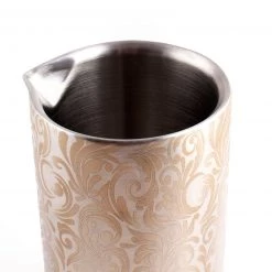 BarProducts.com SPECIAL COLLECTIONS BarConic® Etched Double Wall Mixing Glass - 18 Ounce