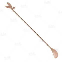 BarProducts.com Master Mixology BarConic® Bar Spoon - Copper Plated Cocktail Fairy - 30cm