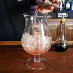 BarProducts.com BarConic® Feather Etched Bar Kit W/44oz Stemmed Mixing Glass Master Mixology