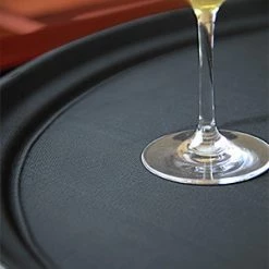 BarProducts.com Black Non-Skid Fiberglass Serving Trays - Several Shapes And Sizes Super Savers