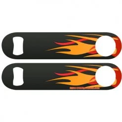 BarProducts.com Custom Bottle Openers Kolorcoat™ Speed Opener - Vector Fire