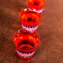 BarProducts.com Flag Print Shot Glasses - 40ct. - 2 Ounce